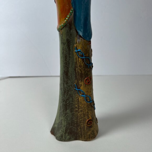 Vintage 13” St Thomas Man Woman Standing In Love Statue Figurine Primitive Decor - Picture 8 of 16